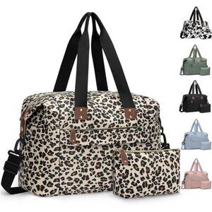 Travel Duffle Bag Waterproof Weekender Gym Overnight Carry On Personal Bag